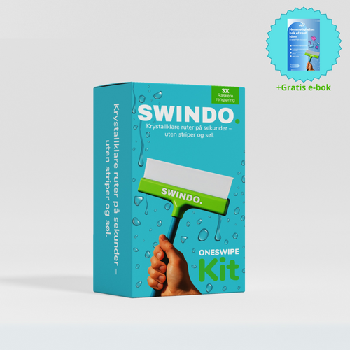 Swindo OneSwipe Kit - Streak-free Window Cleaner