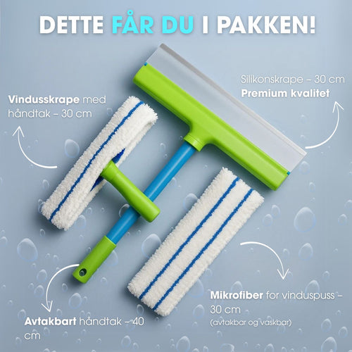 Swindo OneSwipe Kit - Streak-free Window Cleaner